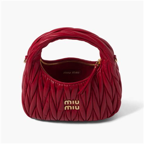 red miu miou bags